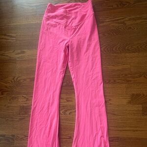Pink Victorias Secret Crossover Flared Leggings